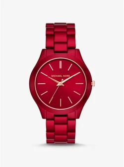 Slim Runway Coated Stainless Steel Watch