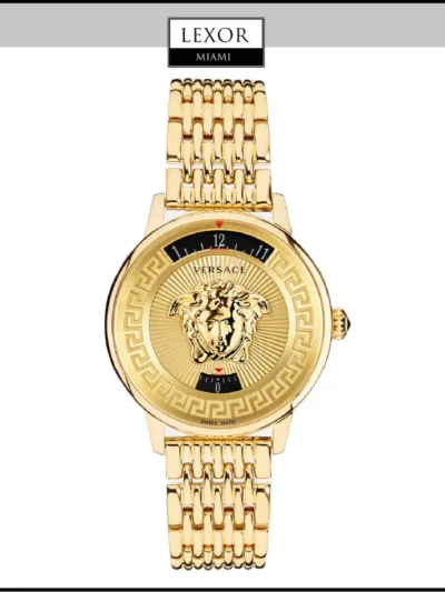 Medusa Gold Stainless Steel Strap Unisex