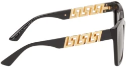 Versace Black Greca Sunglasses