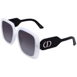 DIORBOBBY S2U Bordeaux Sport Ladies Sunglasses White