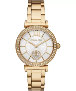 Women's Watch Michael Kors Abbey , Hardware Gold-Tone Stainless Steel Bangle Bracelet