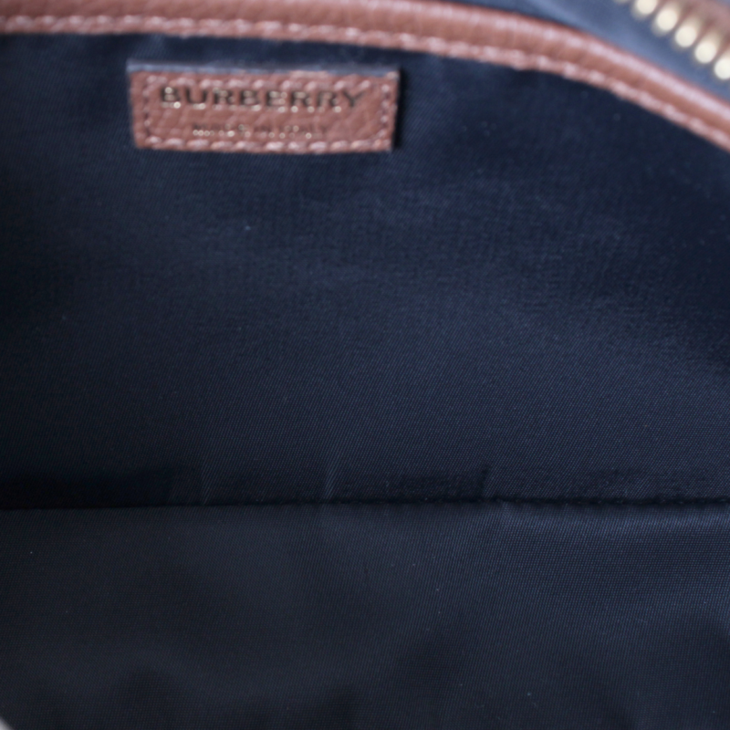 Leather Crossbody Bag Brown - Image 4
