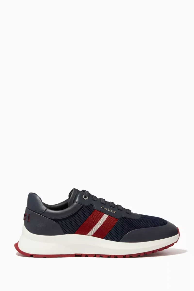 Daryn Low-top Sneakers in Mesh & Leather