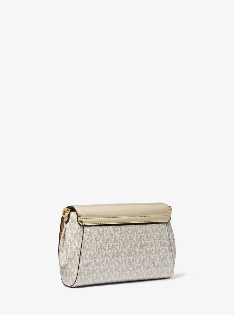 Jet Set Medium Signature Logo and Patent Convertible Crossbody Bag - Image 3
