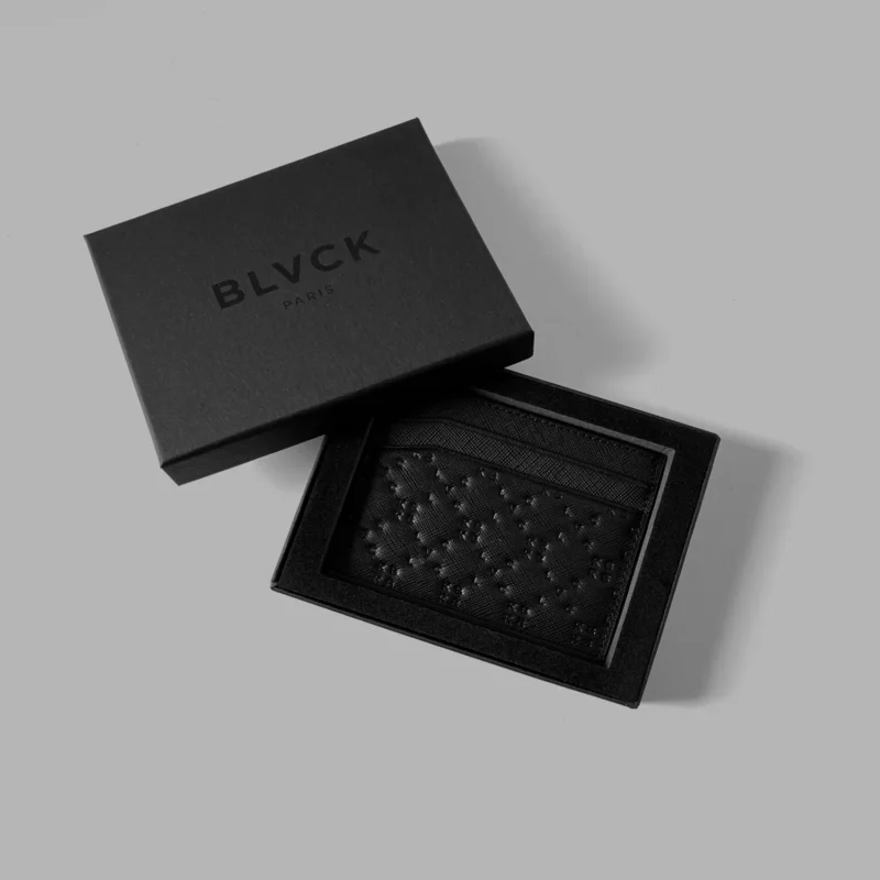 Monogram Card Holder In Saffiano Leather - Image 2