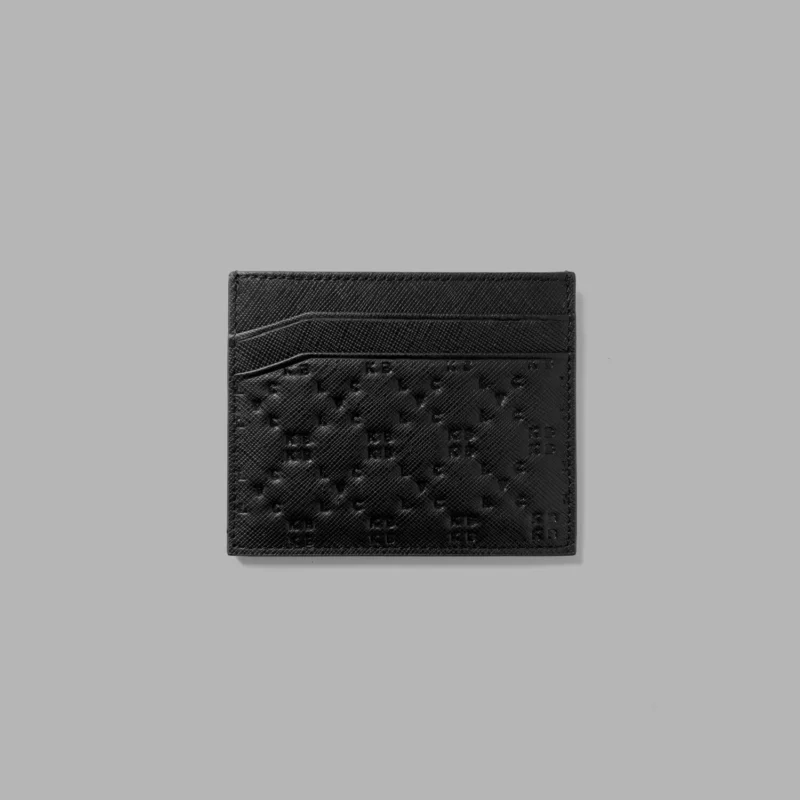 Monogram Card Holder In Saffiano Leather