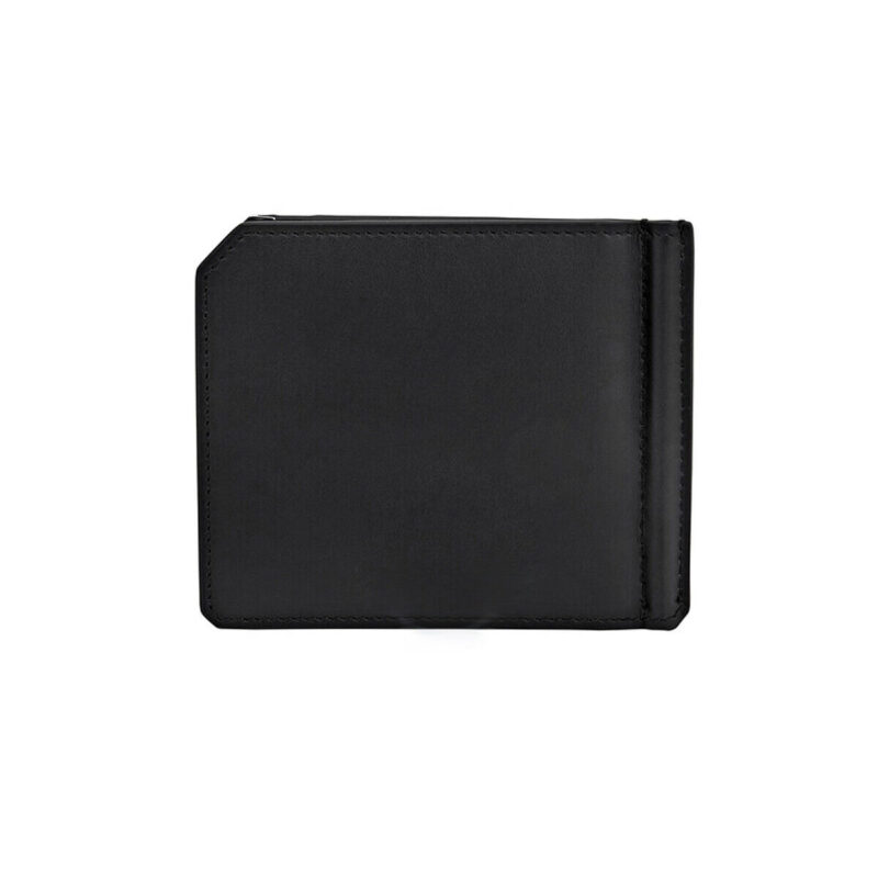 Montblanc Urban Spirit Men's Wallet 6CC Black Leather with Money Clip - Image 4