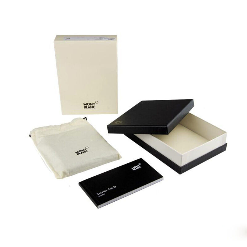 Montblanc Urban Spirit Men's Wallet 6CC Black Leather with Money Clip - Image 2