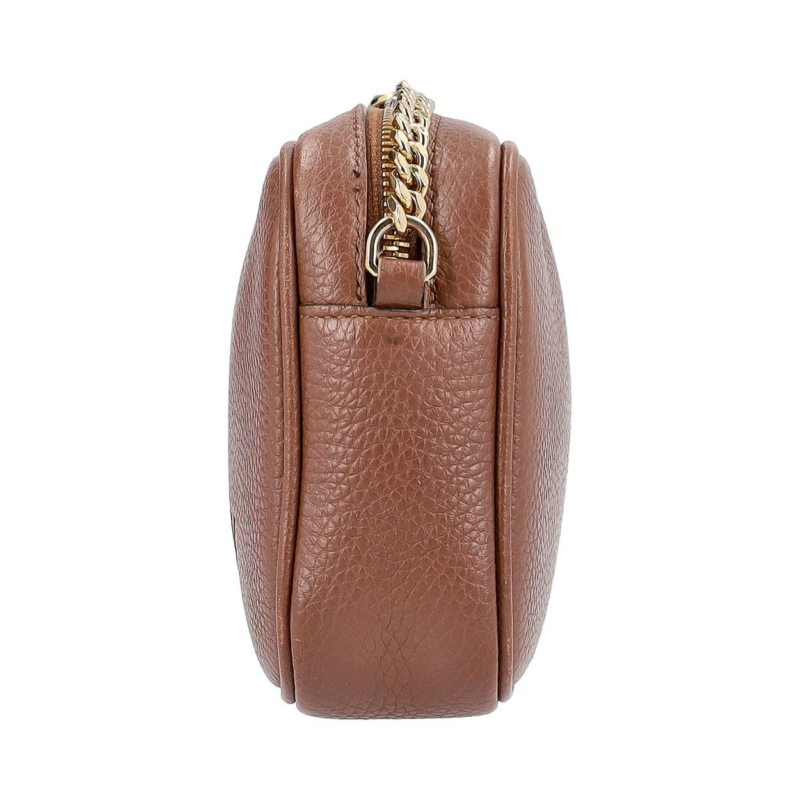 Leather Crossbody Bag Brown - Image 2
