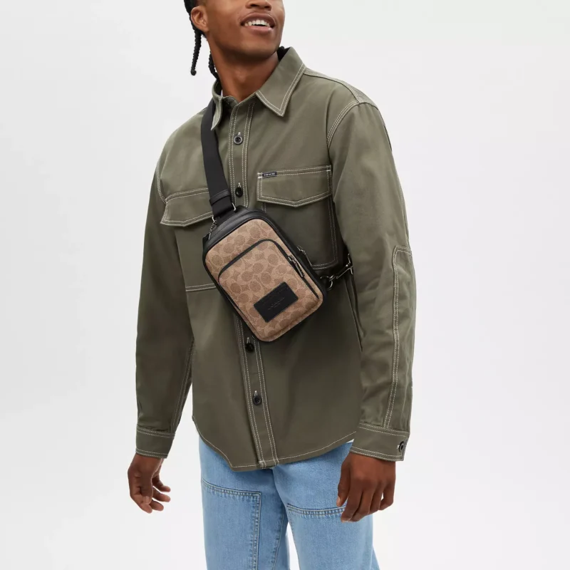 Racer Sling Pack In Signature Canvas - Image 4