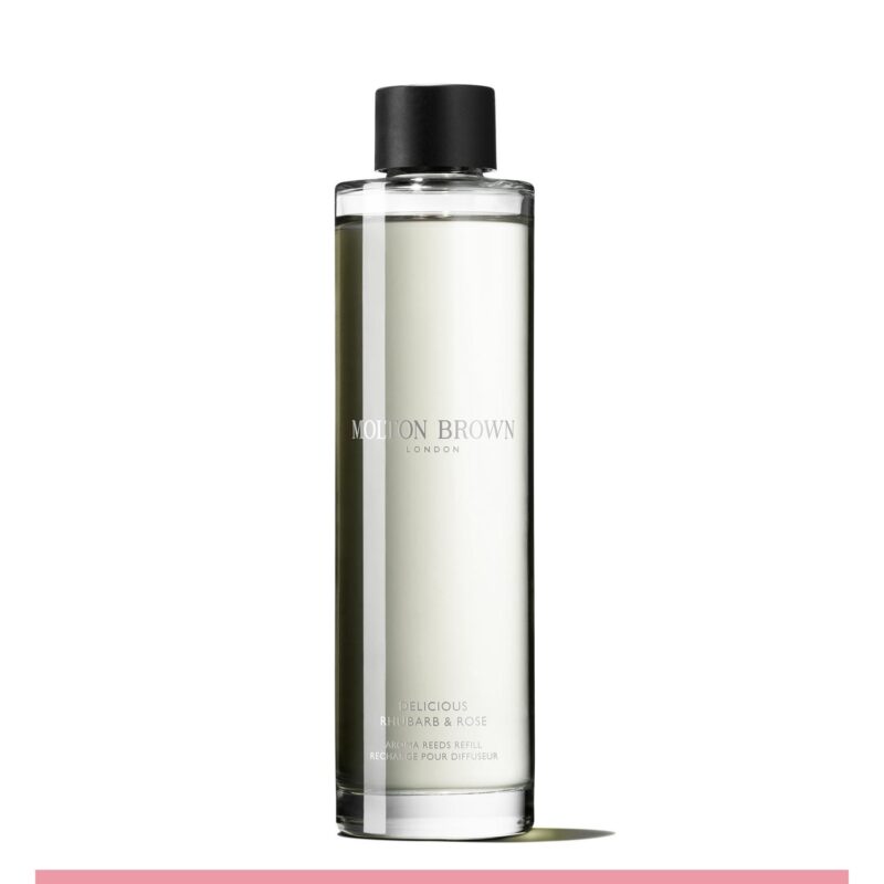 MOLTON BROWN - Delicious Rhubarb & Rose Aroma Reeds & Refill Gift Set - Image 2