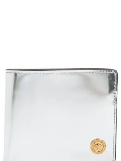 Medusa Biggie Metallic Bifold Coin Wallet