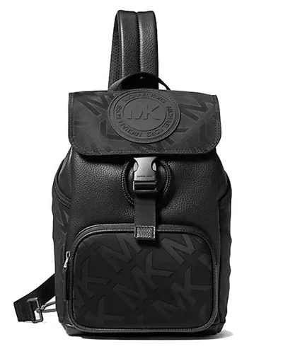 Michael Kors MK Men's Kent Logo Jacquard Nylon Slin