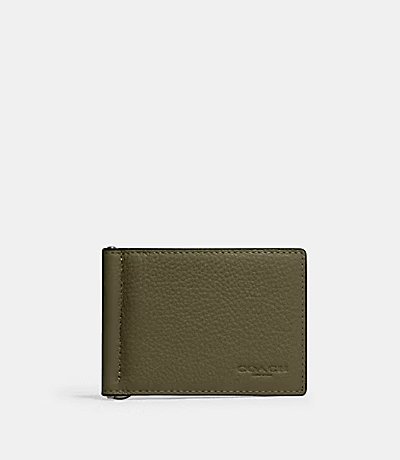 COACH Slim Money Clip Billfold Wallet
