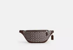 Warren Belt Bag In Signature Jacquard Maple