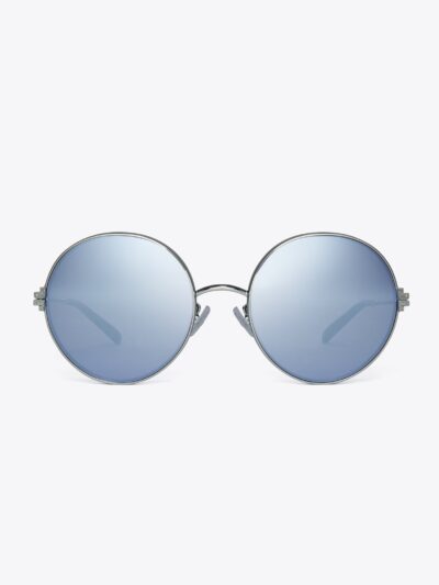 TORY BURCH ELEANOR METAL ROUND SUNGLASSES