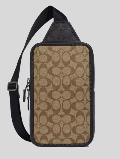 Sullivan Pack  Blocked Signature Canvas Khaki/Charcoal
