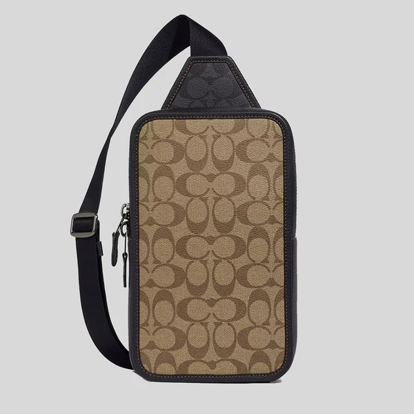 Sullivan Pack Blocked Signature Canvas Khaki/Charcoal