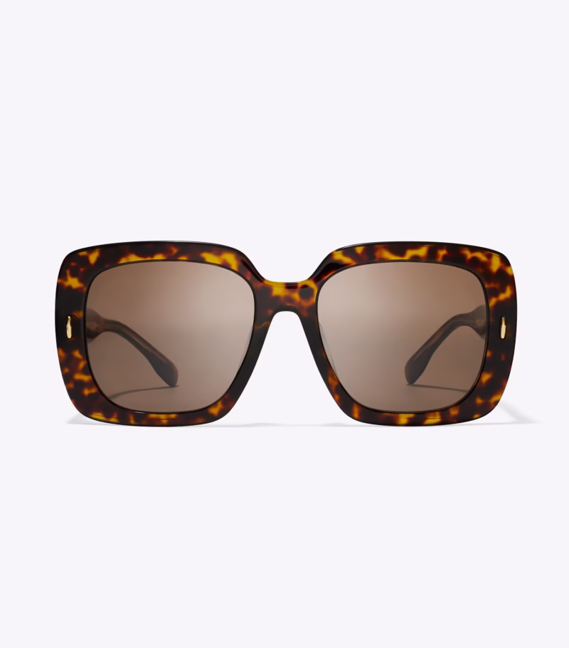 TORY BURCH MILLER OVERSIZED SQUARE SUNGLASSES - Image 2