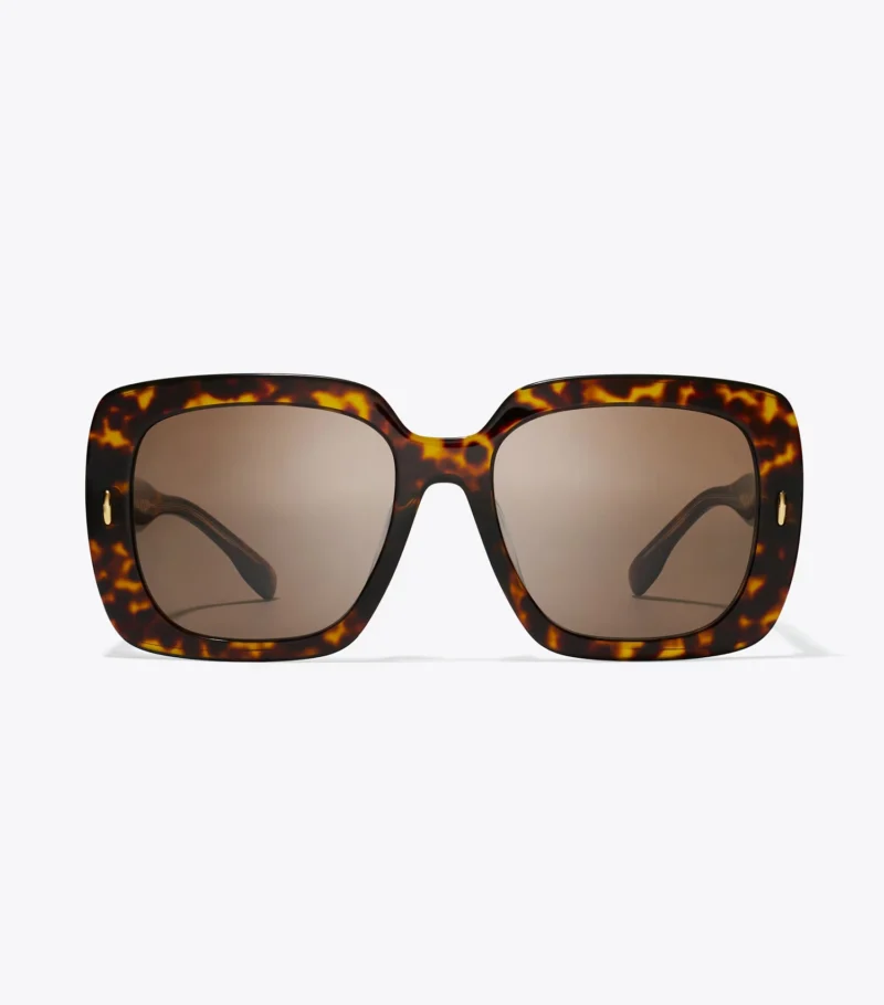 TORY BURCH MILLER OVERSIZED SQUARE SUNGLASSES