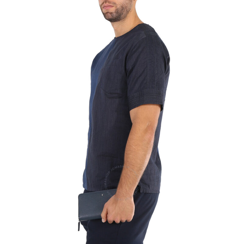 Blue Leather 12cc Sartorial Zip-Around Wallet - Image 5