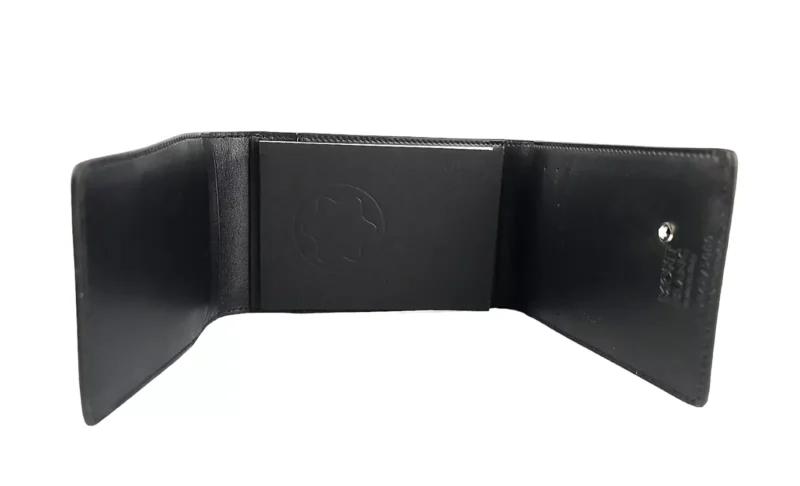 MONTBLANC LTD WRITERS EDITION BERNARD SHAW LEATHER WALLET BLACK 103411 NO BOX - Image 2