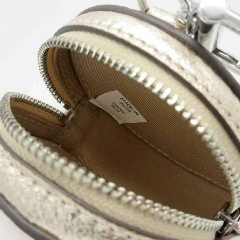 Thea Metallic Coin Pouch - Image 2