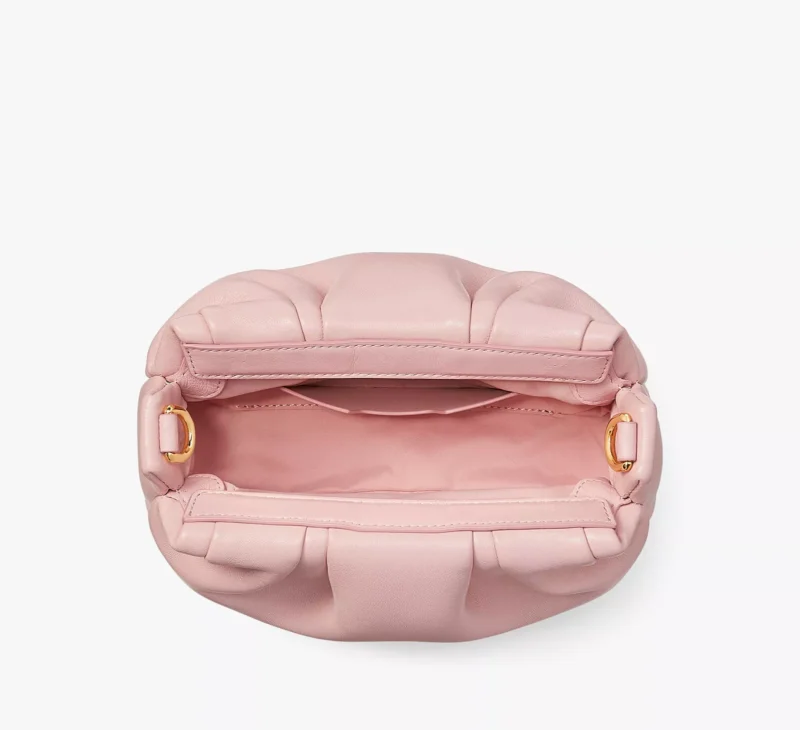 Kate Spade Souffle Smooth Leather Small Chain Crossbody Clutch ~NWT~ Pink Dune - Image 5