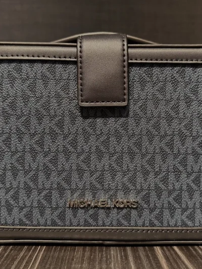 Cooper Blue MK Signature Lunch Box Crossbody Bag