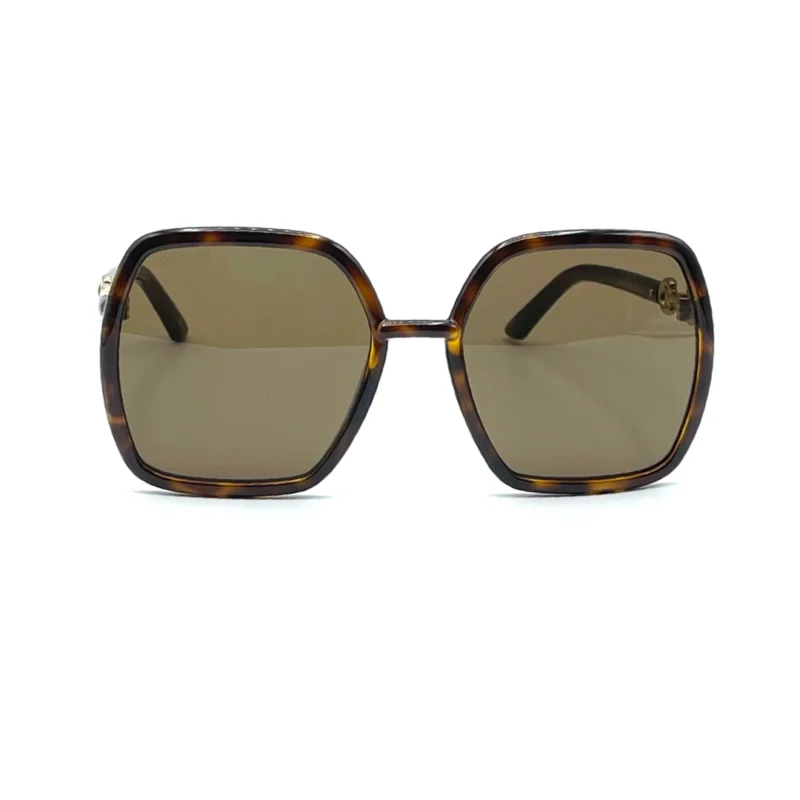 Gucci GG0890S 002 Women's Havana Frame / Brown Lens Sunglasses - Image 5
