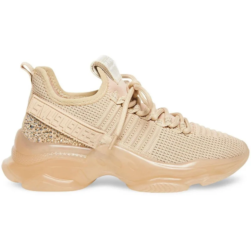 Steve Madden Womens Maxima Beige Athletic and Training Shoes - Image 4