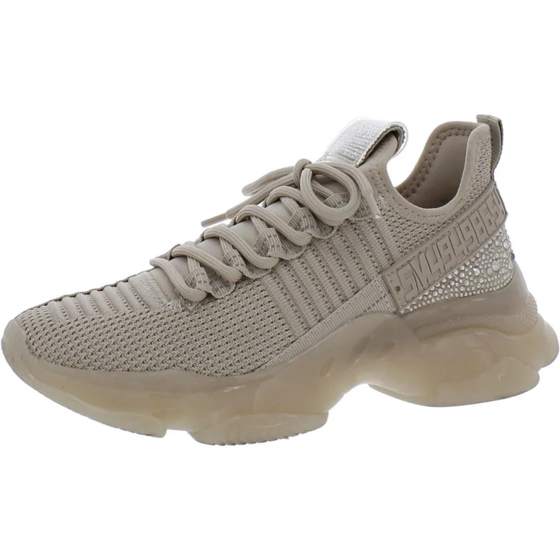 Steve Madden Womens Maxima Beige Athletic and Training Shoes - Image 2