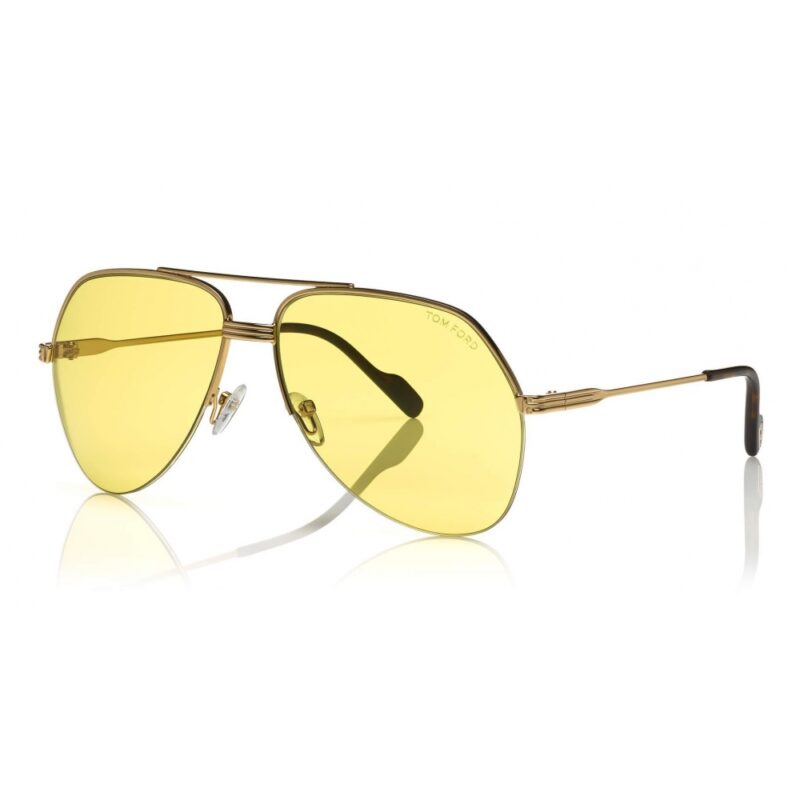 Tom Ford - Wilder Sunglasses - Pilot Acetate Sunglasses - FT0644 - Yellow - Tom Ford Eyewear - Image 3