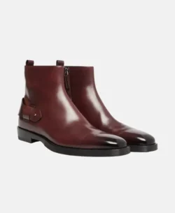 Burgundy Ankle Boots
