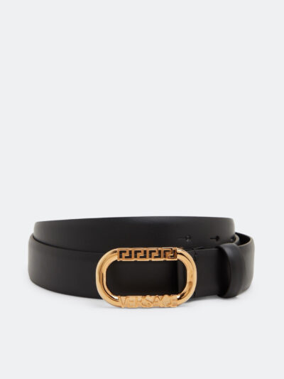 Versace La Greca leather belt