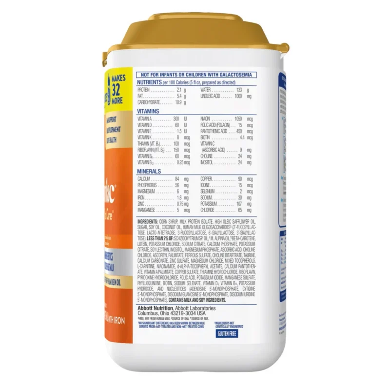 Similac 360 Total Care Sensitive with 5 HMO's, Non-GMO Infant Formula Powder, 40 oz - Image 2