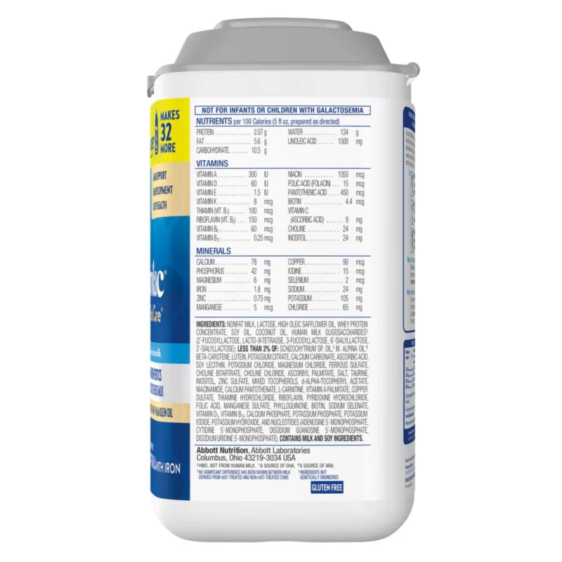 Similac 360 Total Care with 5 HMO's, Non-GMO Infant Formula Powder, 40 oz - Image 3