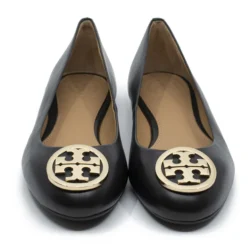 Benton2 Ballet Flat in Perfect Black & Gold