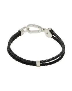 Leather And Stainless Steel bracelet