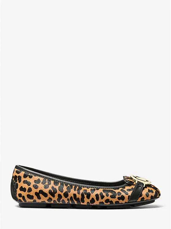Fulton Leopard Print Calf Hair Moccasin - Image 3