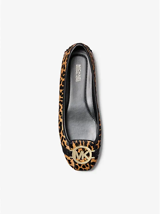 Fulton Leopard Print Calf Hair Moccasin - Image 2