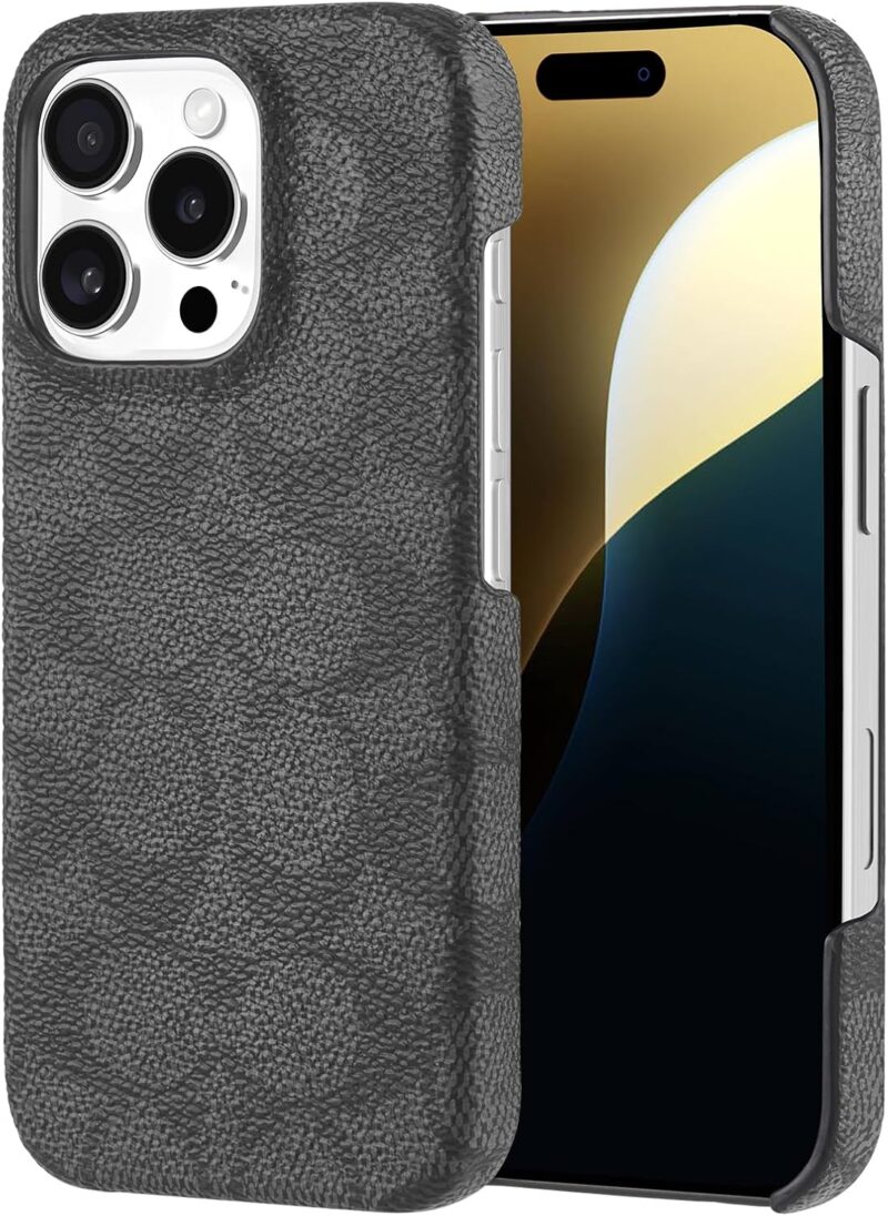 Coach Signature Canvas Slim Wrap iPhone 16 Pro Case - Designer Phone Case - Signature Charcoal - Image 7