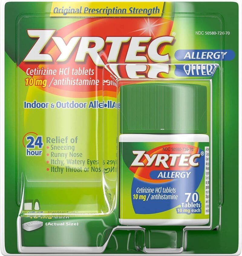 Zyrtec Allergy Relief Tablets, 70 Count by Zyrtec