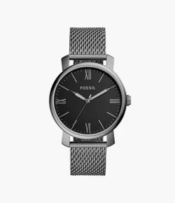 Rhett Three-Hand Smoke Stainless Steel Watch