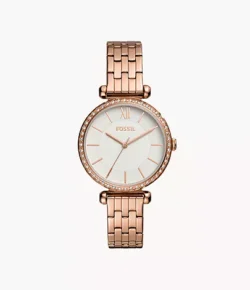 Tillie Three-Hand Rose Gold-Tone Stainless Steel Watch