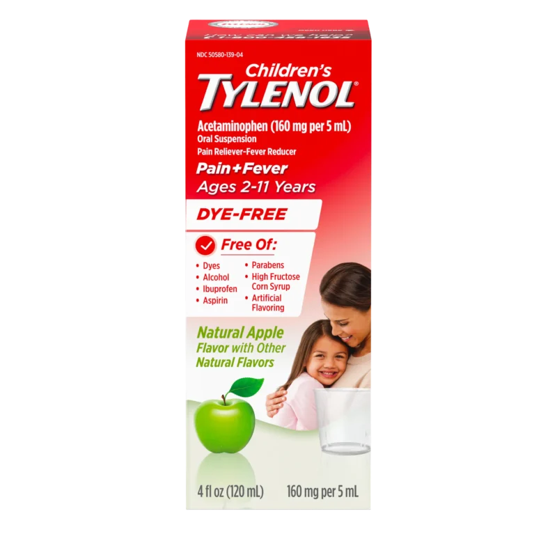 Children's TYLENOL® Dye Free Oral Suspension