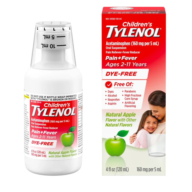 Children's TYLENOL® Dye Free Oral Suspension - Image 2