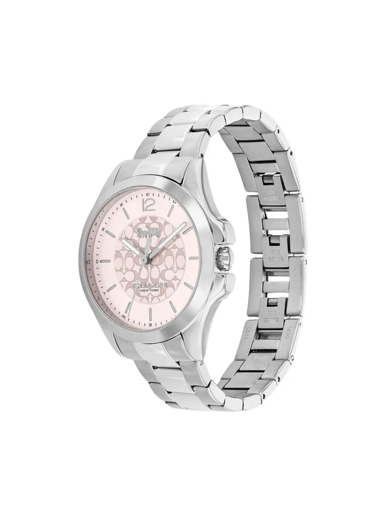 Coach 14503756 Libby 37mm Stainless Steel Watch Silver/Pink Dial - Image 4