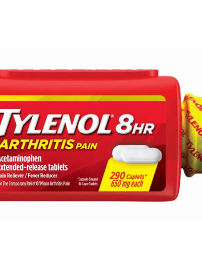 Tylenol Extra Strength Caplets Fever Reducer and Pain Reliever 650mg