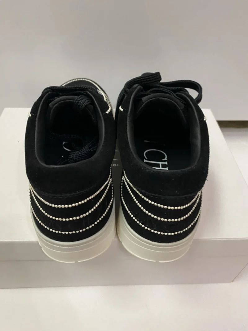 Jimmy Choo Hawaii Suede sneaker Black/pearl - Image 4